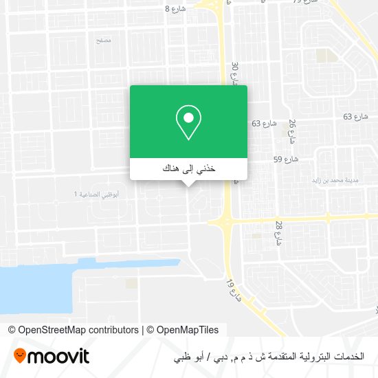 خريطة الخدمات البترولية المتقدمة ش ذ م م