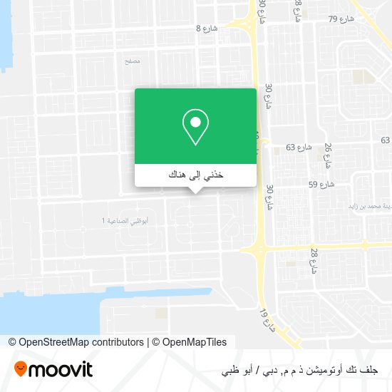 خريطة جلف تك أوتوميشن ذ م م