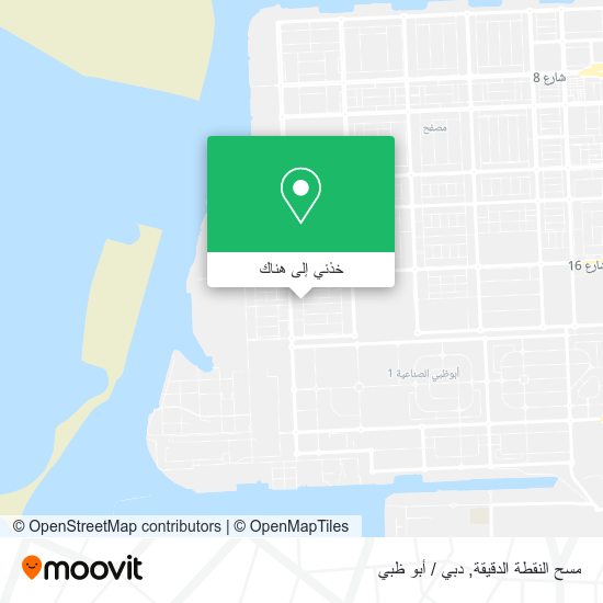 خريطة مسح النقطة الدقيقة