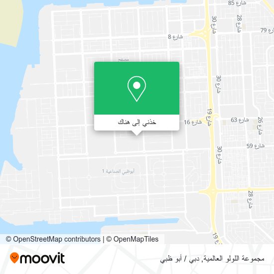 خريطة مجموعة اللولو العالمية