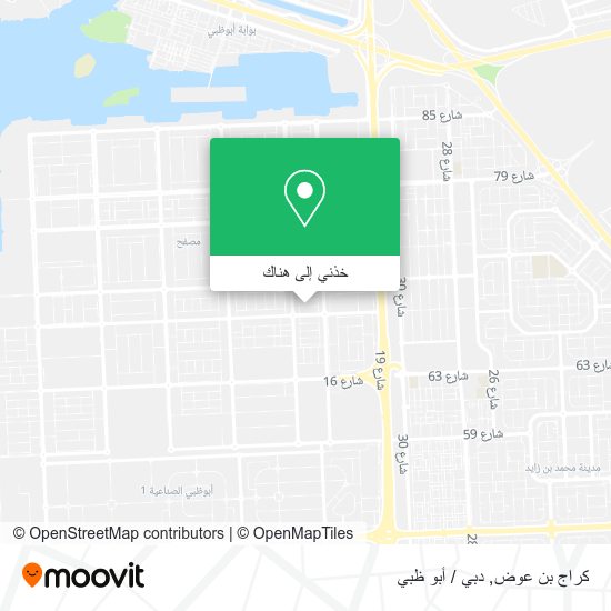 خريطة كراج بن عوض