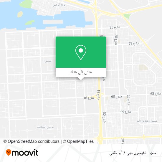 خريطة متجر ادفيمس