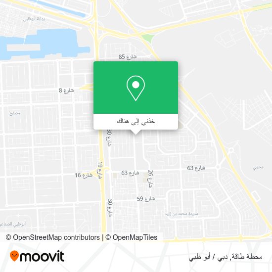 خريطة محطة طاقة
