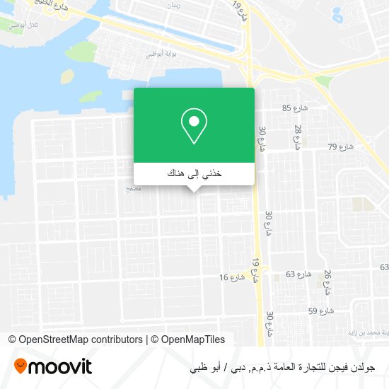 خريطة جولدن فيجن للتجارة العامة ذ.م.م