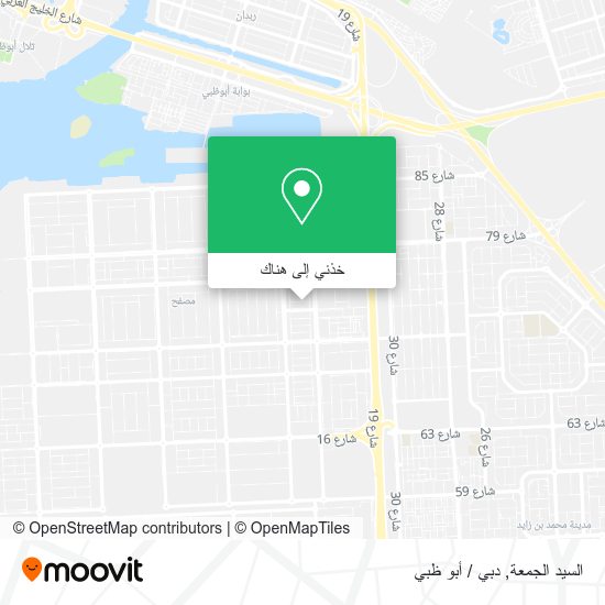 خريطة السيد الجمعة