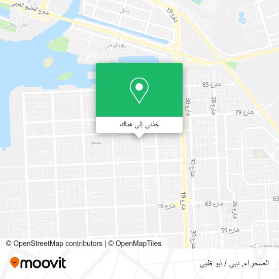 خريطة الصحراء