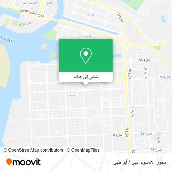 خريطة محور الالمنيوم