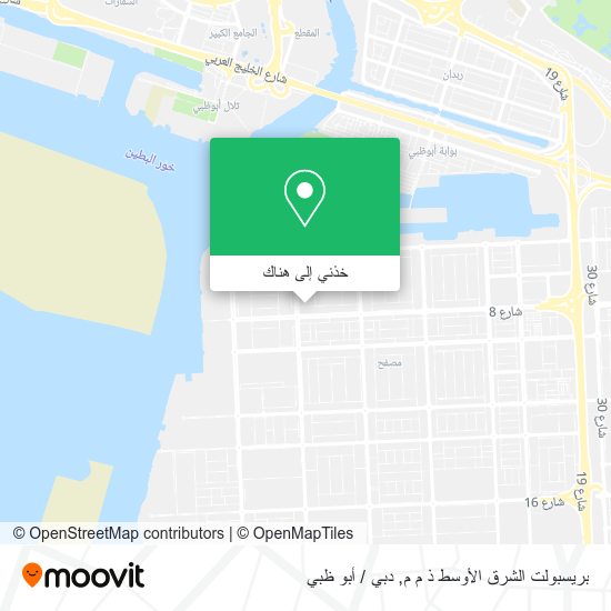 خريطة بريسبولت الشرق الأوسط ذ م م
