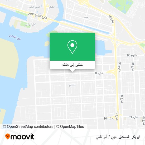 خريطة ابوبكر الصادق