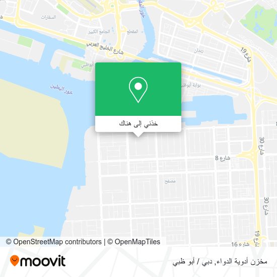 خريطة مخزن أدوية الدواء