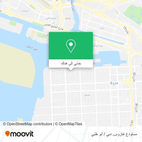 خريطة مستودع غازوس