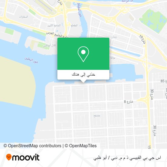 خريطة اس جي بي القبيسي ذ م م