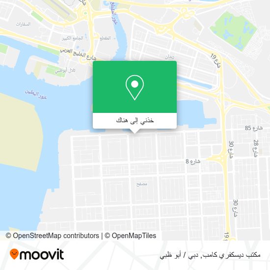 خريطة مكتب ديسكفري كامب