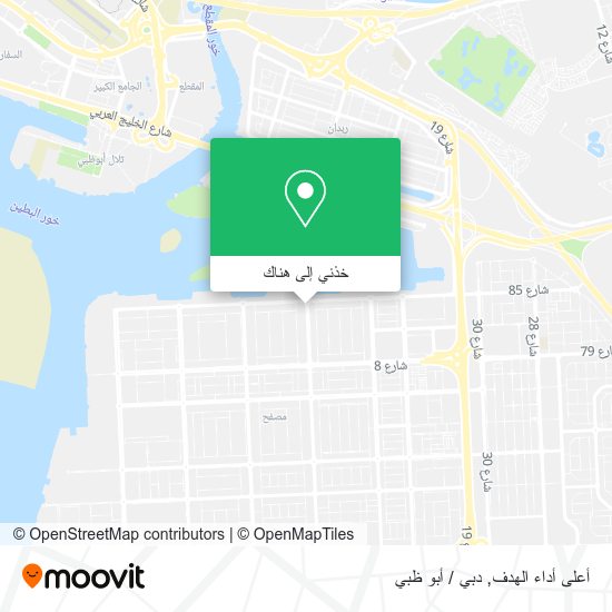 خريطة أعلى أداء الهدف