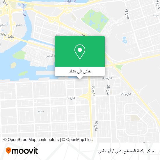 خريطة مركز بلدية المصفح