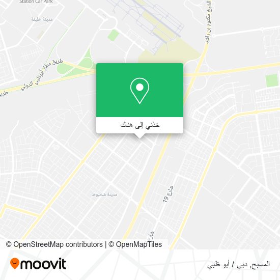 خريطة المسبح