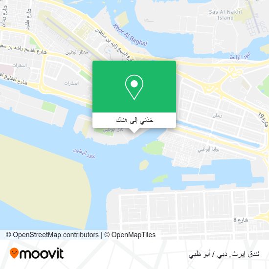 خريطة فندق إيرث