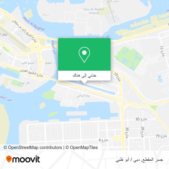 خريطة جسر المقطع