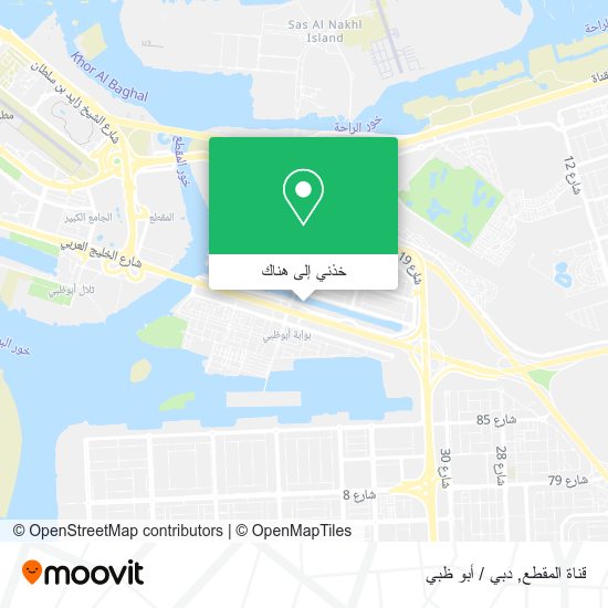 خريطة قناة المقطع