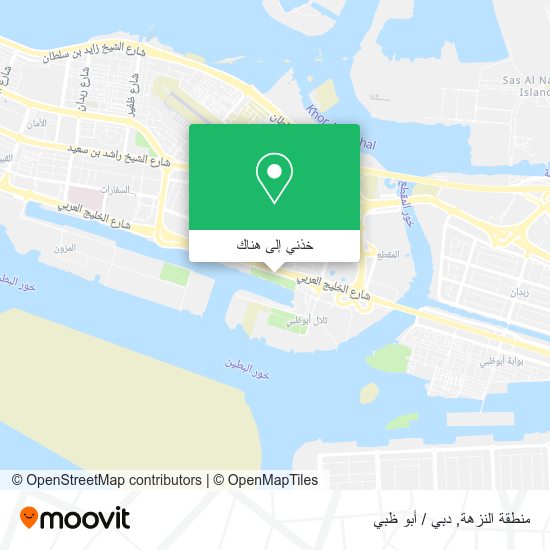 خريطة منطقة النزهة