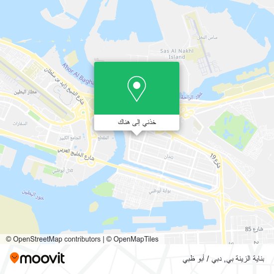خريطة بناية الزينة بي