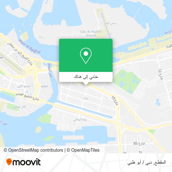 خريطة المقطع