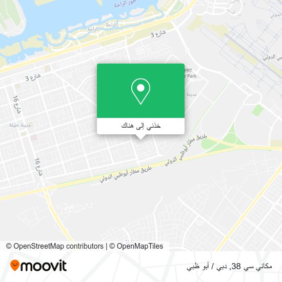 خريطة مكاني سي 38
