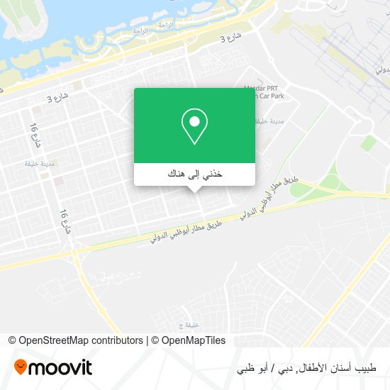 خريطة طبيب أسنان الأطفال