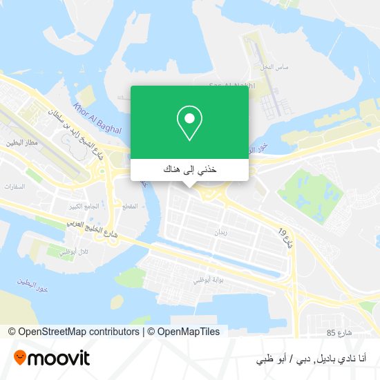 خريطة أنا نادي باديل
