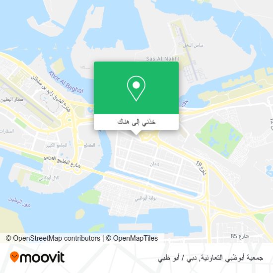 خريطة جمعية أبوظبي التعاونية