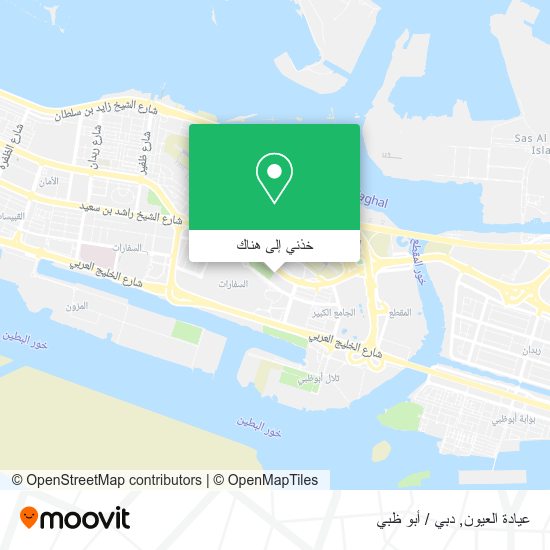 خريطة عيادة العيون