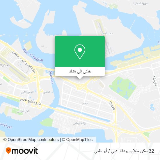 خريطة 32 سكن طلاب بودانا