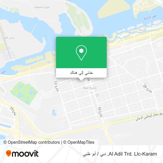 خريطة Al Adil Trd. Llc-Karam