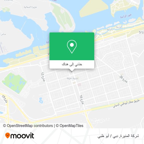 خريطة شركة المنيرة