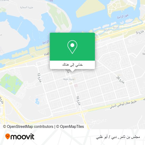 خريطة مجلس بن ثامر