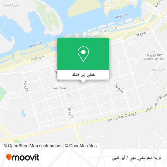 خريطة قرية الحوسني