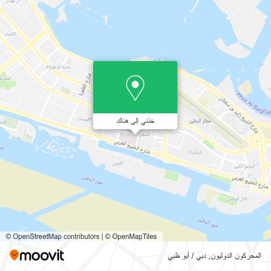 خريطة المحركون الدوليون