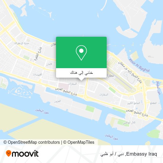 خريطة Embassy Iraq