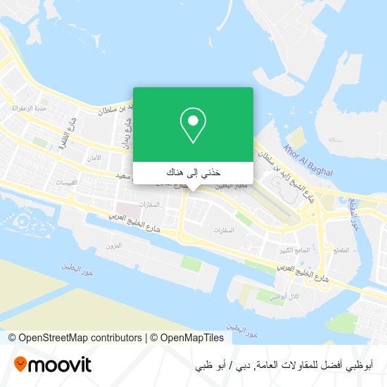 خريطة أبوظبي أفضل للمقاولات العامة