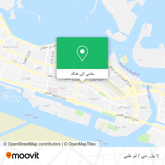 خريطة لا بيل