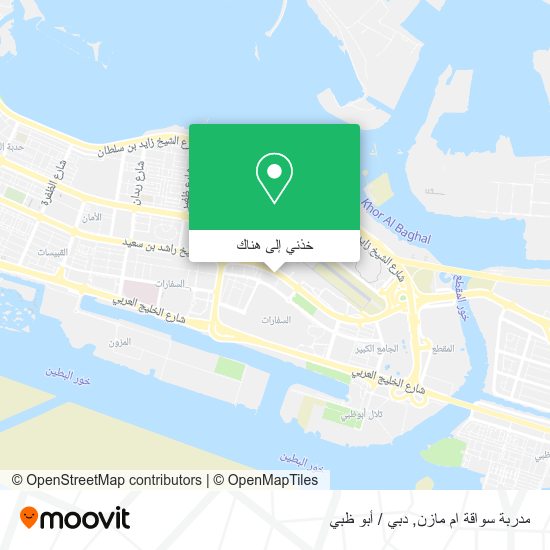 خريطة مدربة سواقة ام مازن