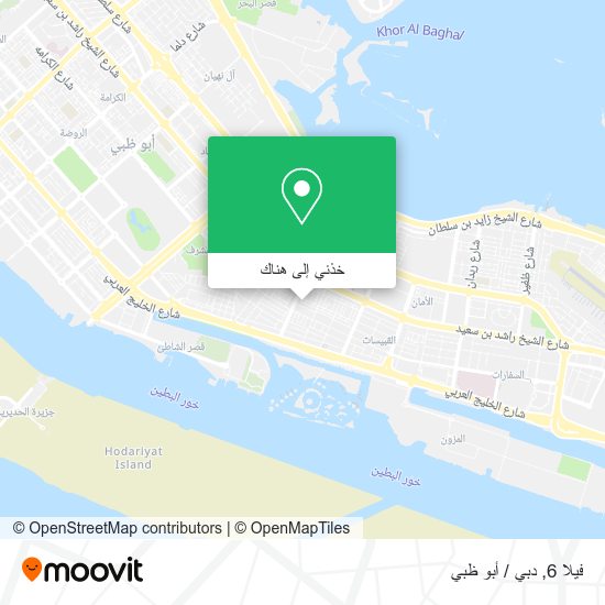 خريطة فيلا 6