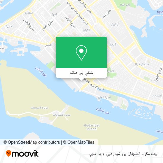خريطة بيت مكرم الضيفان بورشيد