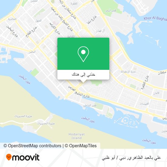 خريطة علي بالعبد الظاهري