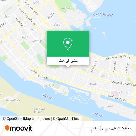 خريطة معجنات شيفال