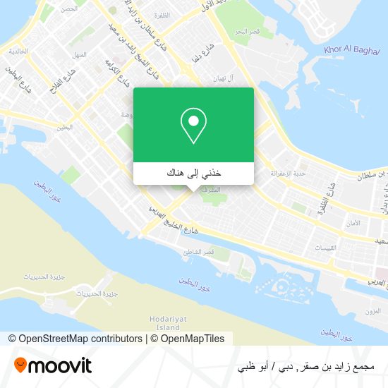 خريطة مجمع زايد بن صقر