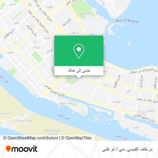 خريطة بن خلف القبيسي