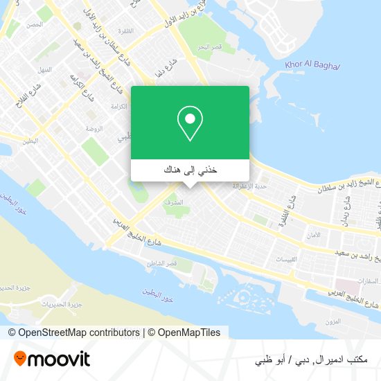 خريطة مكتب ادميرال