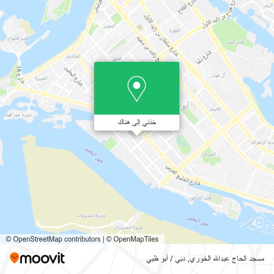 خريطة مسجد الحاج عبدالله الخوري