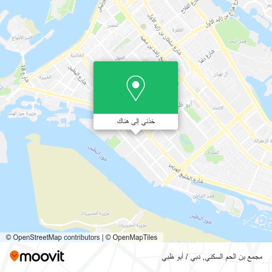 خريطة مجمع بن الحم السكني
